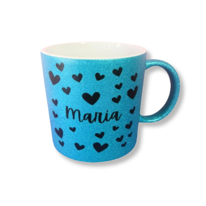 TAZA DE PURPURINA Personalizable