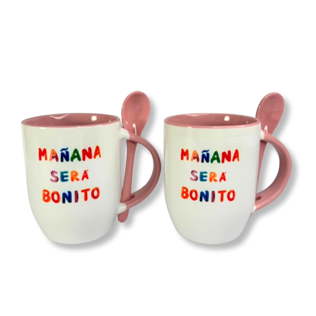 TAZA CON CUCHARITA Personalizable